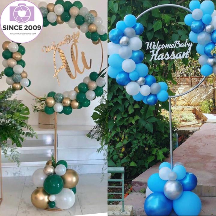 Bộ Giá Đỡ Bóng Bay Khung Hình Tròn 163X73Cm Trang Trí Đám Cưới tiệc Sinh Nhật - INTL