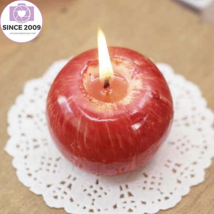 Nến Thơm Trái Cây Hình Dạng Màu Đỏ Tại Nhà, Quà Tặng Trang Trí Đám Cưới Đèn Nến Giáng Sinh Ngày Valentine
