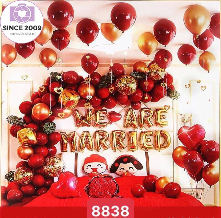 SET BÓNG BAY TRANG TRÍ PHÒNG CƯỚI 8838